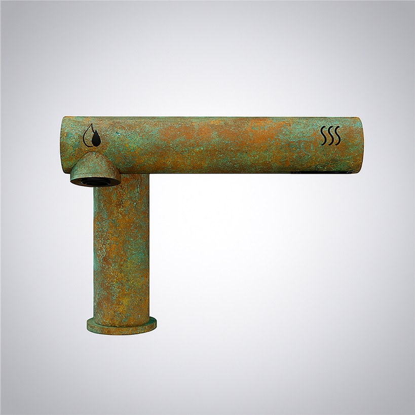 Three-in-one faucet soap dryer deck module